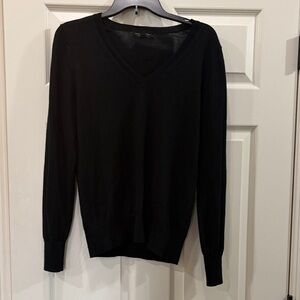 Banana Republic Classic Black V-Neck Sweater